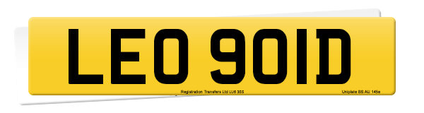 Registration number LEO 901D